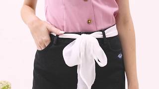 Disney x L'zzie - Princess Cinderella Embroidery Skirt in Denim