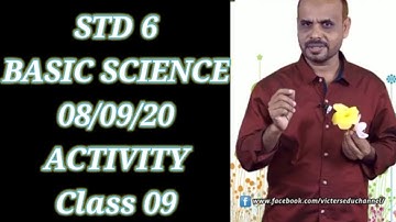ARS VISION KITE VICTERS STD 6 BASIC SCIENCE class 09 ACTIVITY