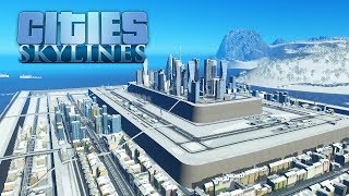 Сities Skylines - Лондонский огурец и центр информационных технологий на острове! #48