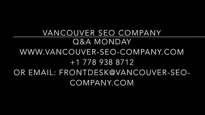 Die erfolgreichste SEO-Agentur in Vancouver beantwortet Ihre Fragen