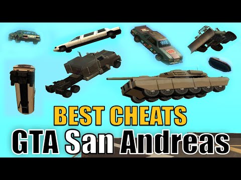 GTA San Andreas Best Top 10 Cheats (Cheats Codes) (PC)