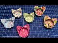 Origami Katzenbox basteln - Süße Katzenkiste aus Papier falten | DIY cat box | Katzen Schachtel