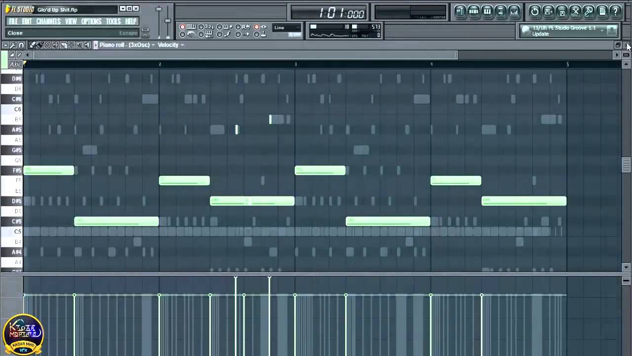 طريقة تعليم عزف لحن الموسيقى على Fl Studio 11 Youtube