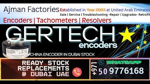 Upgrade Replace #Faulty Gertech #Weihai #equivalent #substitute #replacement Encoder servorepair.ae