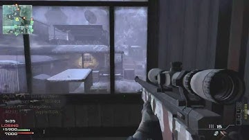 MW3 NO SCOPE JUMP SILENT SHOT CROSS MAP?
