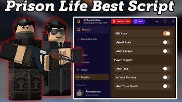 Prison Life Script - *NOKEY* AIMBOT, Speed, AUTO CRIMINAL Escape & MORE (MOBILE & PC) December 2025