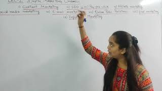 Digital marketing (Lec-2 Digital Marketing Channels)B com 4th sem