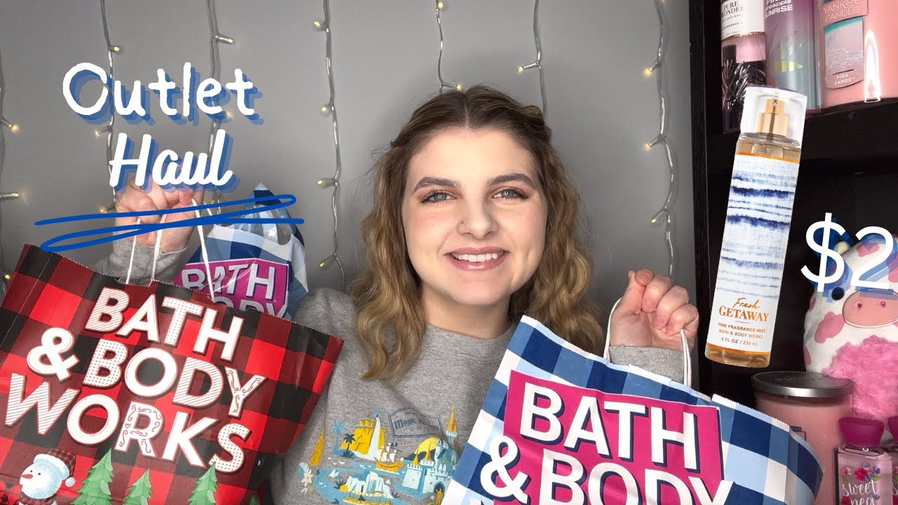 Bath and Body Works Outlet Haul 5.75 Mists and 2 Full Size Body