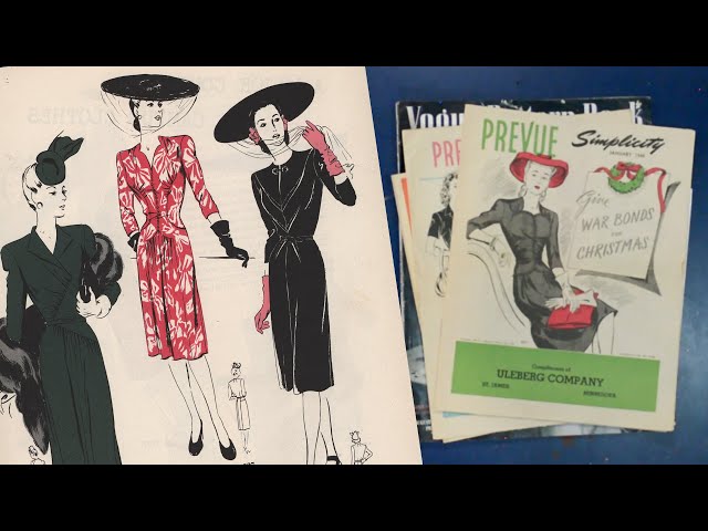 Vintage 1940s Sewing Pattern Magazines // CATALOGING CATALOGS