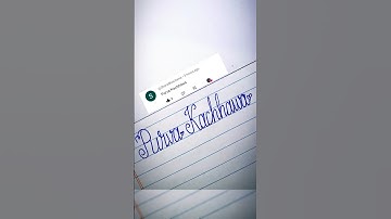 Purva kachhawa💖Calligraphy Art#calligraphy#name#calligraphymasters#shorts#trending#viralshorts#short