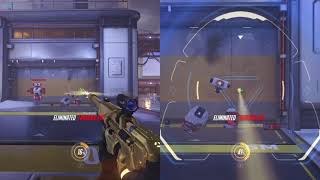 Overwatch - Ana hipfire vs quickscope