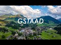 Gstaad, Switzerland: Beautiful Drone Footage in 4K [Stock Footage]