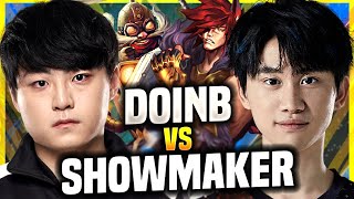 FPX DOINB VS DK SHOWMAKER! - FPX DoinB Plays Sett Mid vs DK ShowMaker Corki! | Season 11