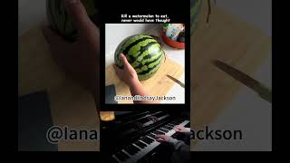Kill a watermelon to eat, never would have thought #funny #humor#voiceacting #tiktoktrend #jumpstyle