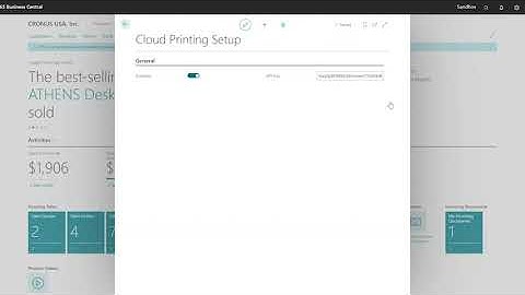 Cloud Printing for Microsoft Dynamics 365 Business Central