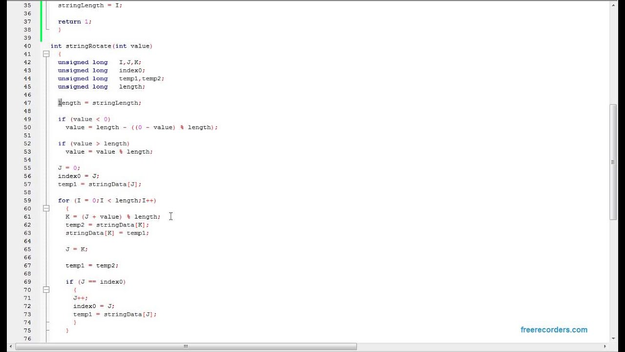 string-rotate - YouTube