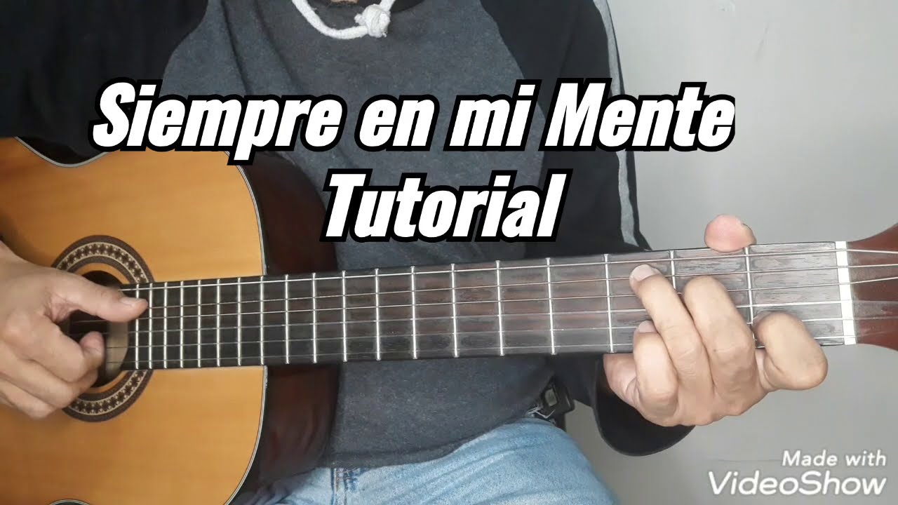 Siempre en mi mente en Guitarra Juan Gabriel. Tutorial de Guitarra. -  YouTube