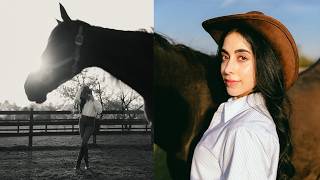 Taking Portraits with a Horse Isn’t Easy… | Photo Vlog