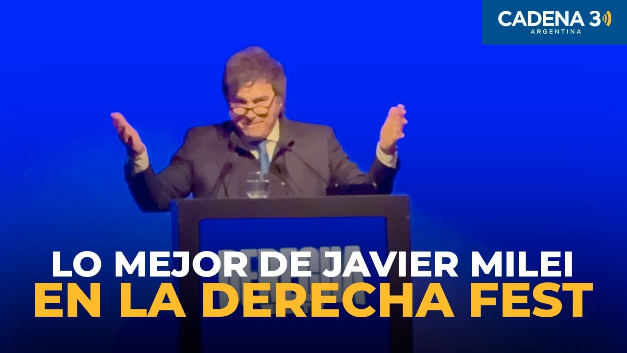LO MEJOR de MILEI en la DERECHA FEST | Trató de "BRUTA TRAIDORA" a ...