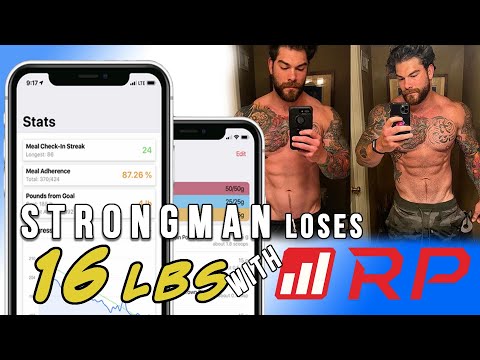 Champion Strongman Joey Szatmary uses the RP Diet App for weight loss