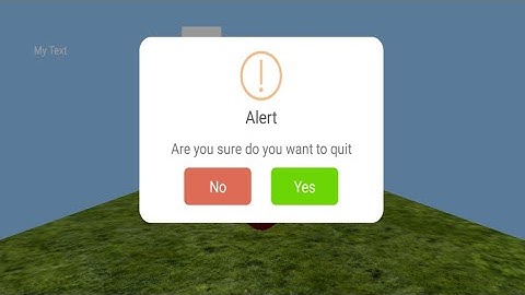How to create Exit PopupDialog tutorial