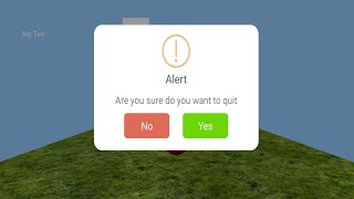 How to create Exit PopupDialog tutorial screenshot 5