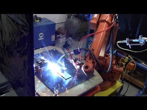 ABB coatrack welding workcell