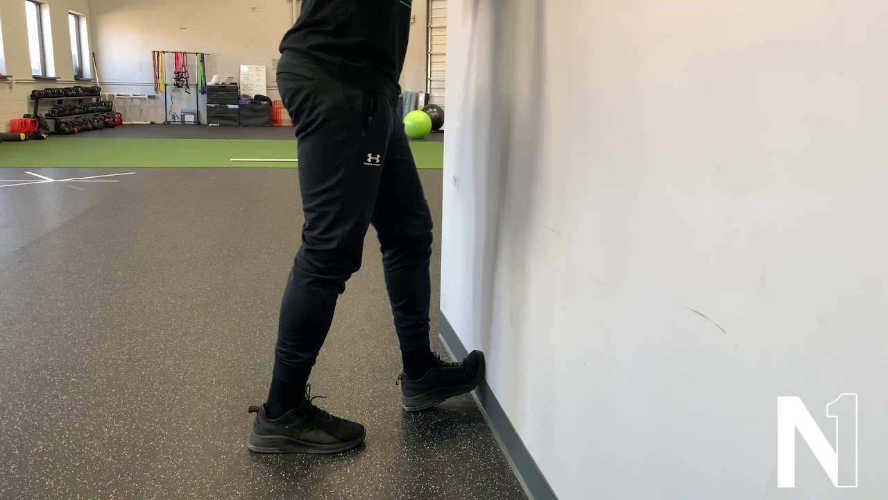 Calves Rocker Exercise Calf Stretch Ankle Rocker - YouTube