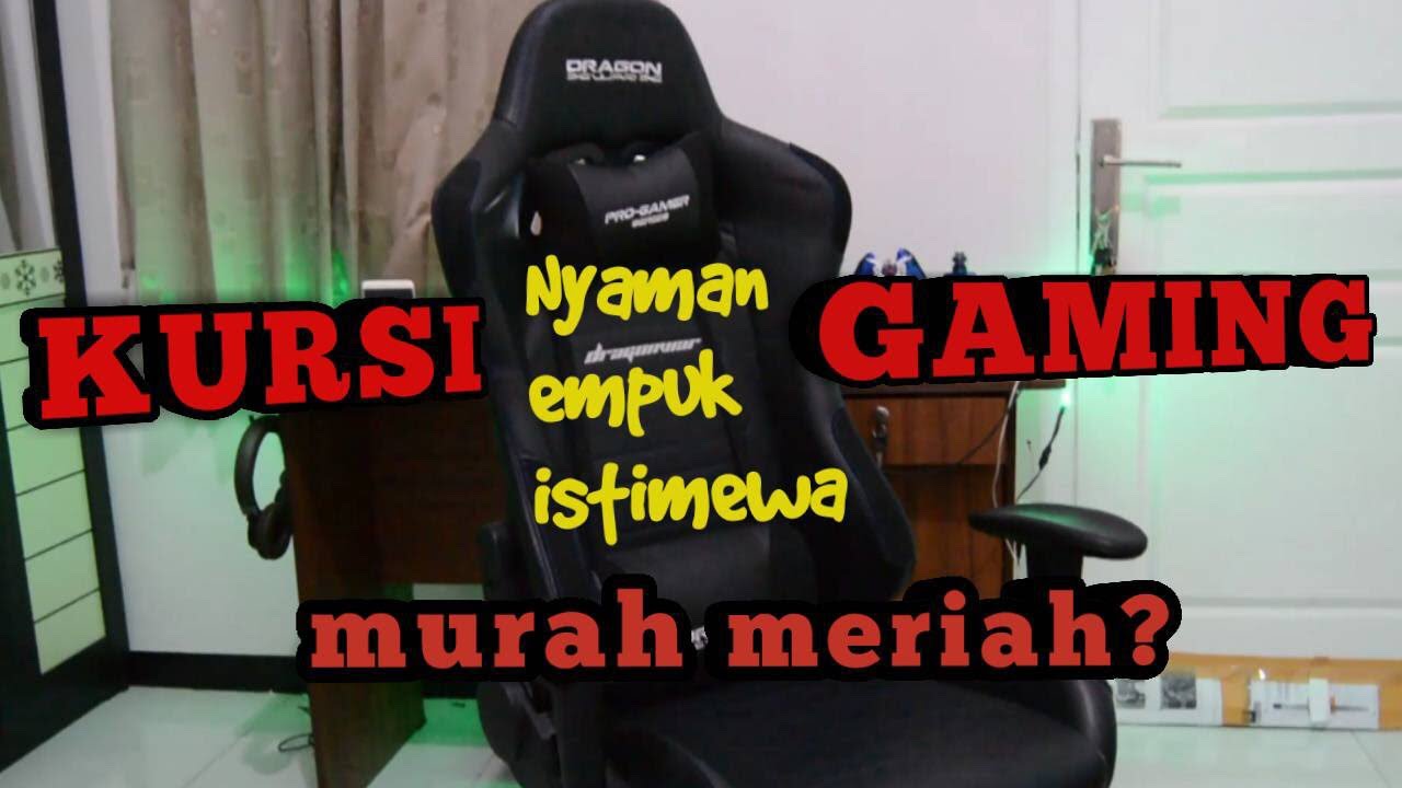  KURSI  GAMING  MURAH DRAGON  WAR  GC003 REVIEW DAN CARA 