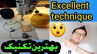 گلدوزی با روش ساده😮 Embroidery with this 😮simple technique