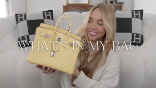 What's In My Bag & Packing for Madrid for My Wedding Dress Fitting ft.Birkin 25 Jaune Poussin by Je suis Lou 18,695 views 1 month ago 13 minutes, 46 seconds