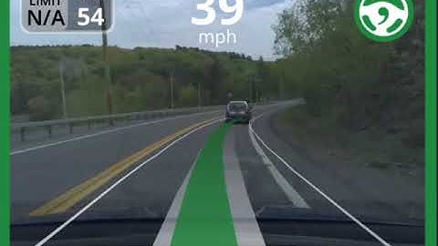 OpenPilot Day 2 taking a curve
