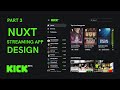 Streaming Website UI/UX Design for Beginners | Nuxt Kick | Part 3