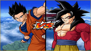 Dragon Ball Z: Budokai Tenkaichi 3 - Ultimate Gohan VS SSJ4 Goku [COM VS COM]