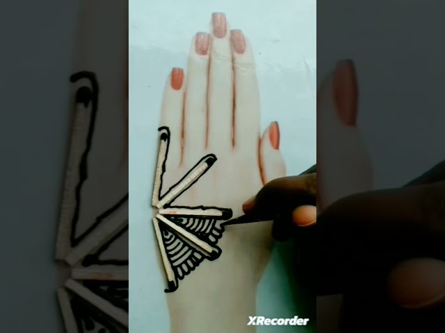 Beautiful easy trick Mehendi Designs|| tattoo Mehendi designs #shorts #mehandi #ytshorts class=