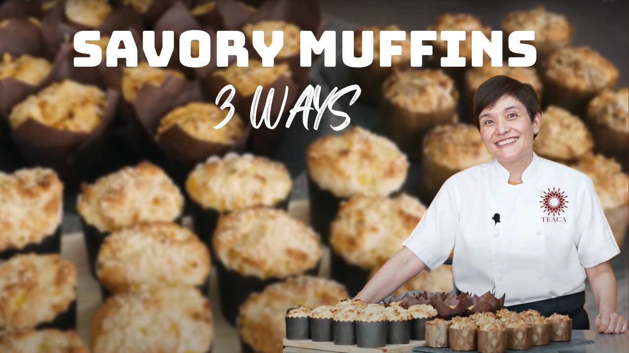 Savoury Muffins 3 Ways