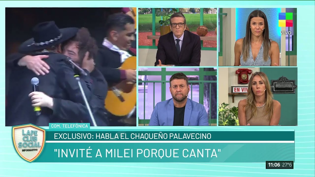 💣 CHAQUEÑO PALAVECINO respondió a la polémica por invitar a cantar a JAVIER MILEI