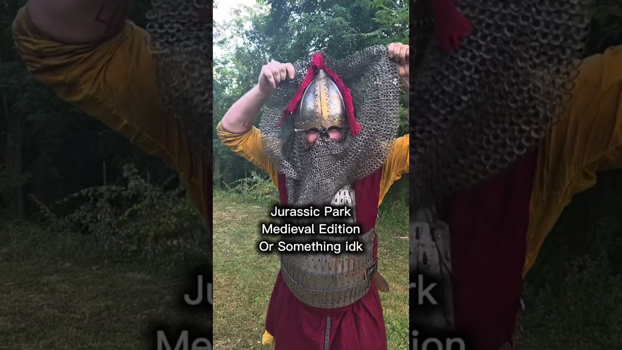 Yeah idk rawr or something we're filming today so yeah #medieval #jurassicpark #dinosaur #viking