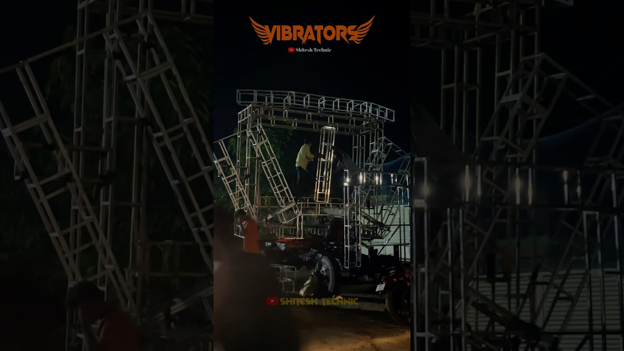 Dj Tanmay Vibrators Biggest Setup Ready For Kanchan Ganesh Bhasani 