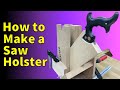 Tool Storage Cabinet Ideas - Saw Holster