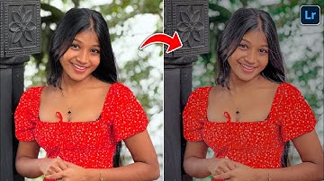 High Green HDR Look Photo Editing | Lightroom Best Photo Editing Tutorial Sinhala | Lightroom 2025