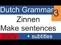 ZINNEN MAKEN DUTCH GRAMMAR #NT2 #learndutch #grammatica #nederlands #staatsexamen #fun #inburgering