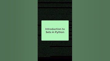 Data type Set introduction in Python #pythonshot #python3 #shortvideo #shorts #pythonprogramming