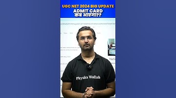 🫵🫵UGC NET 2024 BIG Update | UGC NET 2024 ADMIT CARD कब आएगा??😳😳 | UGC NET 2024 | Nishant sir #shorts