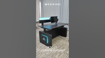 KTC Console | Intelligent lifting + light adjustment, redefining the command center experience