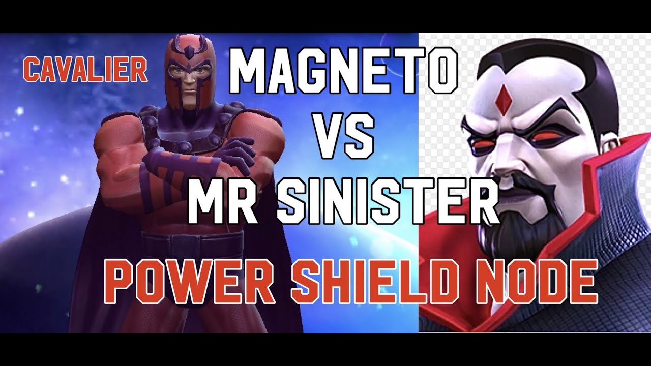 Magneto vs Mr Sinister - Power Shield Node Marvel Contest Of Champions