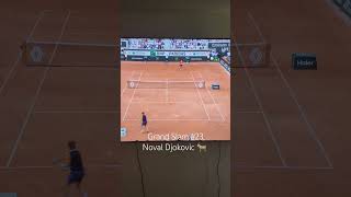 Novak Djokovic #23 Grand Slam | #tennis #shortvideo  #frenchopen2023 image