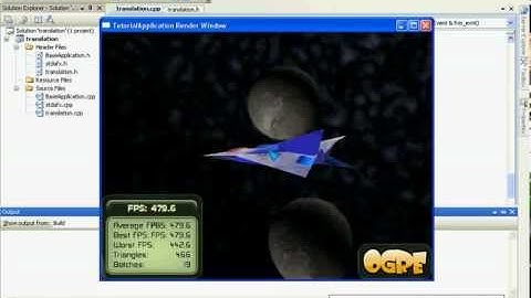 Ogre3D Translation along Axis X, Y and Z Part-2