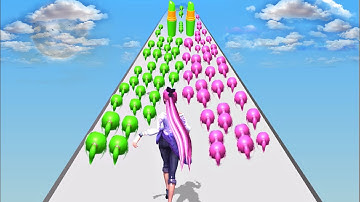 Max Levels Hair Rush 👱🏻‍♀️💞: All Levels Gameplay Walkthrough Android, iOS BIG UPDATE