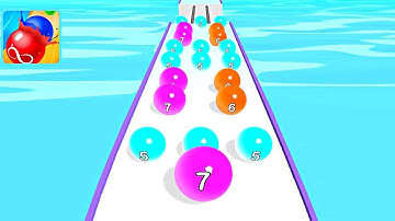Merge Ball Race ! All Levels Gameplay (1-7) android,ios